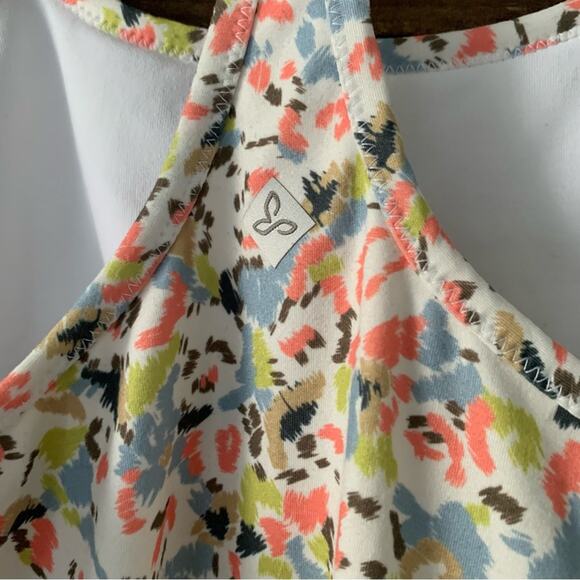 Prana Women's Small Miracle Cami Tank Top in Multi Petal - Picture 7 of 8